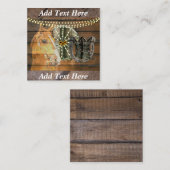 西ホース馬蹄車の車カウボーイブーツ ノートカード (正面/裏面)