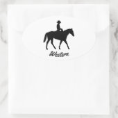 西ホース 楕円形シール (バッグ)