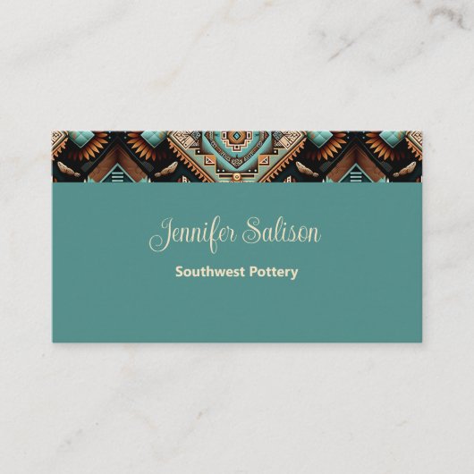 西ボホ模様 名刺 (正面)