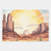 西ボーホウォーターの色の切り離し ラッピングペーパーシート (正面2)