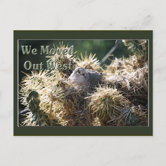 西ポストカードから移動 案内ポストカード (正面)