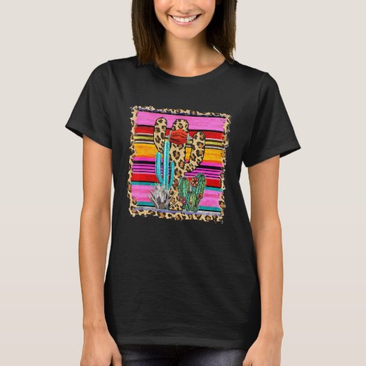 西メキシコのセラピーレオパクサボステキサス州サボテン Tシャツ (正面)