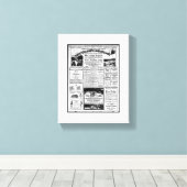 西メリーランド鉄道観光再印刷 キャンバスプリント (インサイチュ (ウッドフロア))