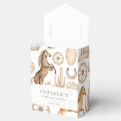 西モダンロデオ水色ベビーシャワー フェイバーボックス (オープン)