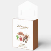 西モダン砂漠サボクカウボーイベビーシャワー フェイバーボックス (見開き)