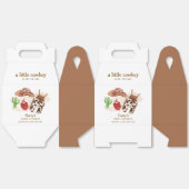 西モダン砂漠サボクカウボーイベビーシャワー フェイバーボックス (見開き)