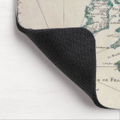 西ヨーロッパの古い地図 マウスパッド (コーナー)