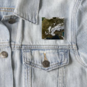 西ヨーロッパの雪、霧、低雲 缶バッジ (インサイチュ)