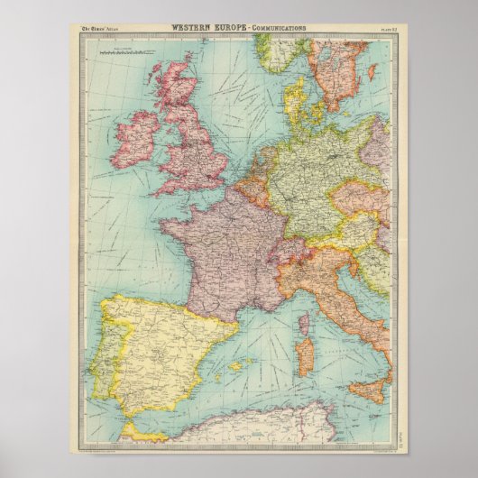 西ヨーロッパ通信 ポスター (正面)