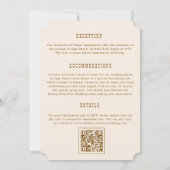 西ランチカントリーモノグラム結婚オールインワン 招待状 (裏面)