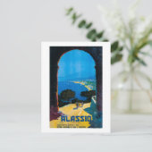 西リイタリアンビエラ旅行ポスター ポストカード (スタンド正面)