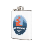 西リトルオワイヒ野生と風光明媚な川オレゴン フラスク (左)