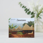 西リージョンカメルーンのバンミレケ村 ポストカード (スタンド正面)