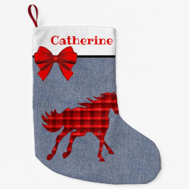 西レッドプライド馬オンデニフェイクム スモールクリスマスストッキング