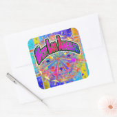 西ロサンゼルスコズミックユニティステッカー スクエアシール (封筒)