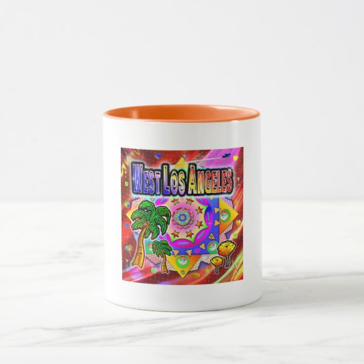 西ロサンゼルストロピカルフレンズマグ マグカップ (中央)