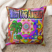 西ロサンゼルストロピカルフレンズ枕 クッション (ブランケット)
