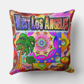 西ロサンゼルストロピカルフレンズ枕 クッション (裏面)