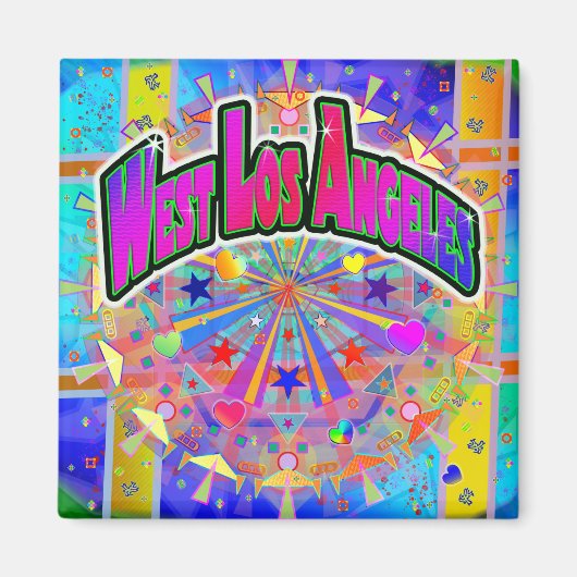 西ロサンゼルス宇宙統一磁石 マグネット (正面)