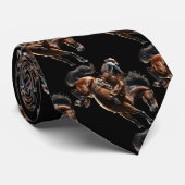 西ロデオカウボーイサドルブロンクライディング ネクタイ (ロール)