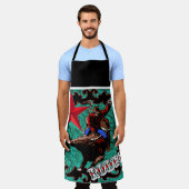 西ロデオカウボーイブルライド エプロン (着用した状態)