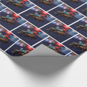 西ロデオカウボーイブロンチライダー花火 ラッピングペーパー (角)