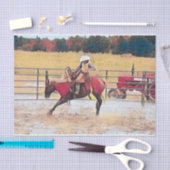 西ロデオカントリーホースライディングアート 薄葉紙 (クラフト)