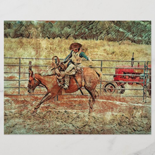 西ロデオカントリー乗馬の質感 (正面)