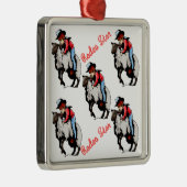 西ロデオクリスマスオーナメントマットンバスター メタルオーナメント (右)