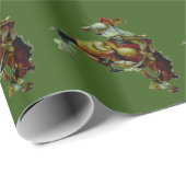 西ロデオヴィンテージカウボーイオンバッキングホース ラッピングペーパー (ロールコーナー)