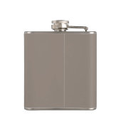 西ロデオールドウエストステアローピングパーソナライズされた フラスク (裏面)