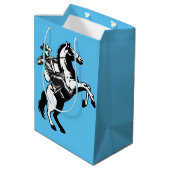 西ロデオ南部の牧場のカウボーイオンホース ミディアムペーパーバッグ (裏面アングル)
