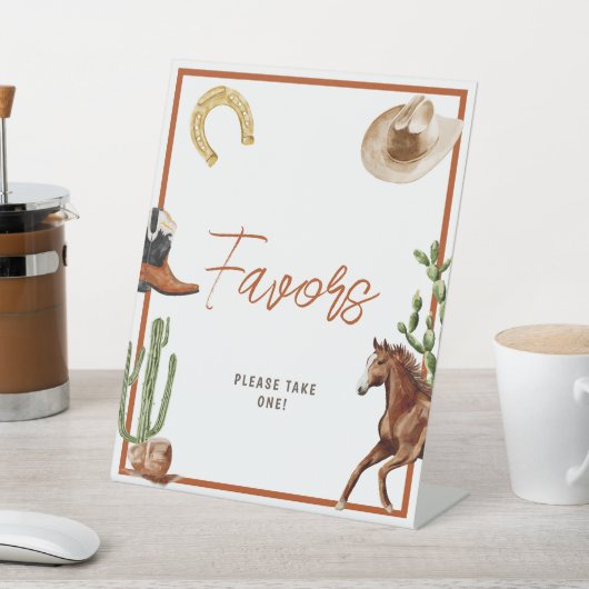 西ロデオ少年シャワーの好意 台座サイン (インサイチュ)