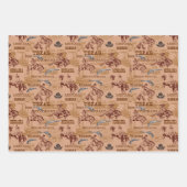 西ロデオ・カウボーイコワンド6シューター ラッピングペーパーシート (正面)