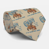 西ロデオ・カウボーイ・バッキング・ホース我々は誰か ネクタイ (ロール)