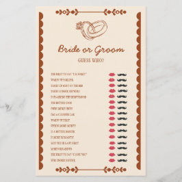 西ロマンス花嫁または新郎シャワーゲーム