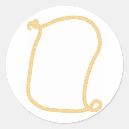 西ロープフレーム ラウンドシール (正面)