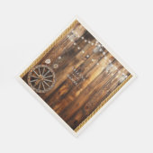 西ロープワゴンホイールメイスンジャイルライト スタンダードランチョンナプキン (角)