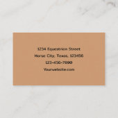 西ロ素朴デオカウボーイ乗馬 名刺 (裏面)