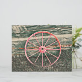 西ワゴンホイール素朴レッドカントリーヴィンテージ