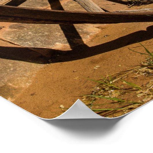 西ワゴンホイール ポスター (角)