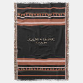 西三角形パターン スローブランケット (正面縦)