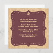 西伝統的洋招待状 招待状 (正面/裏面)