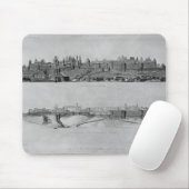 西側からのカルカソンヌの眺め マウスパッド (マウス)