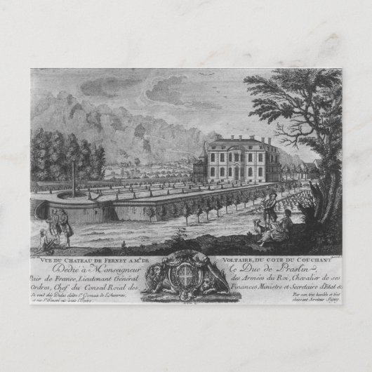 西側のファーニーにあるヴォルテールの家 ポストカード (正面)