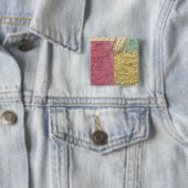 西側の州と上部ミシガンの地図 缶バッジ (インサイチュ)