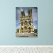 西側の正面の表示 キャンバスプリント (インサイチュ (ウッドフロア))