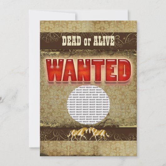 西側の求人牧場PHOTOインサート 招待状 (正面)