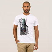 西側は私をですドープ塗料考えます Tシャツ (正面フル)