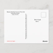 西側上空のPA – ドラマチックな空スクラントン ポストカード (裏面)